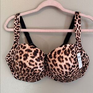 Soma NWT Stunning Support Smooth Full Coverage   Divine Leopard Mini Nude